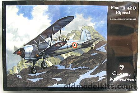 Classic Airframes 1/48 Fiat CR-42 B Biposti - 1st Zona Aerea Territoriale Milano 1946, 499 plastic model kit